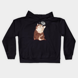 Sleeping Cat Kids Hoodie